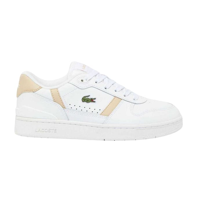 Lacoste Dames/Dames T-Clip Set Leren Trainers (Wit)