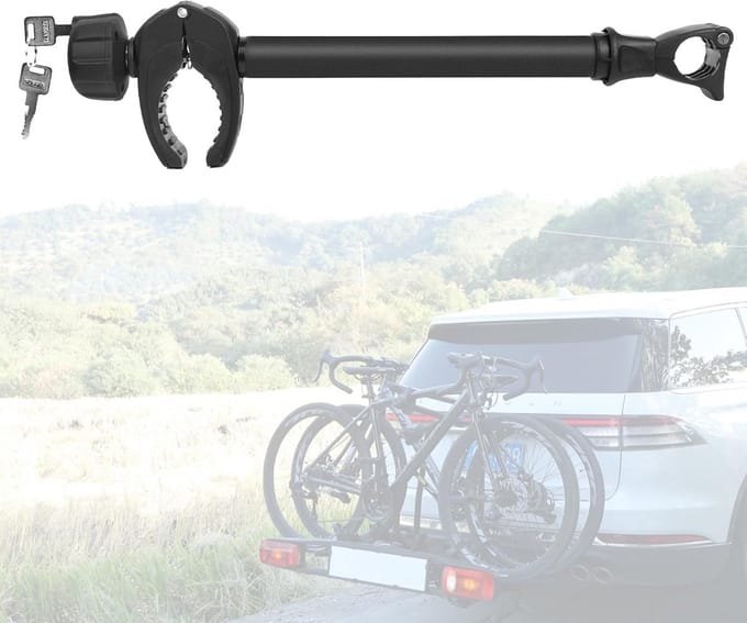 Afsluitbare Fiets Framehouder Kort voor Fietsendragers en Campers