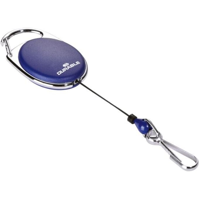 Durable JOJO STYLE - 8327 Rollerclip voor batch Veerhaak Blauw 0.8 m 832707 1 stuk(s)