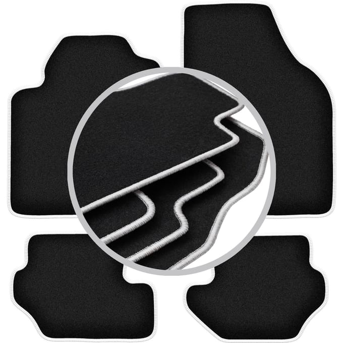 CARLUX-SILVER automatten voor: Ford Fiesta MK4 hatchback (1995-1999)
