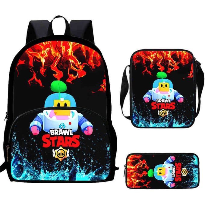 Sac à dos Brawl Stars Impression Haute Définition Multifonctionnel Léger
