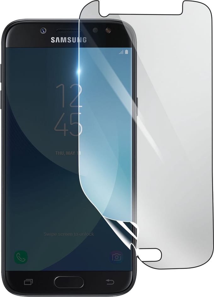 3mk, Geschikt voor Samsung Galaxy J7, Schokbestendige Hydrogel Screenprotector, Transparant