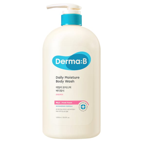 [Deal] Derma:B - Daily Moisture Body Wash - 1000ml - Fresh Peach