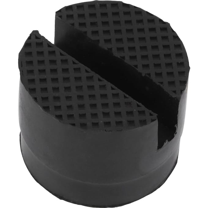 Sleufvormige Framebalk Vloerkrik Adapter Lift Rubber Pad Standaard Houder 5cm1.96inch Diameter black