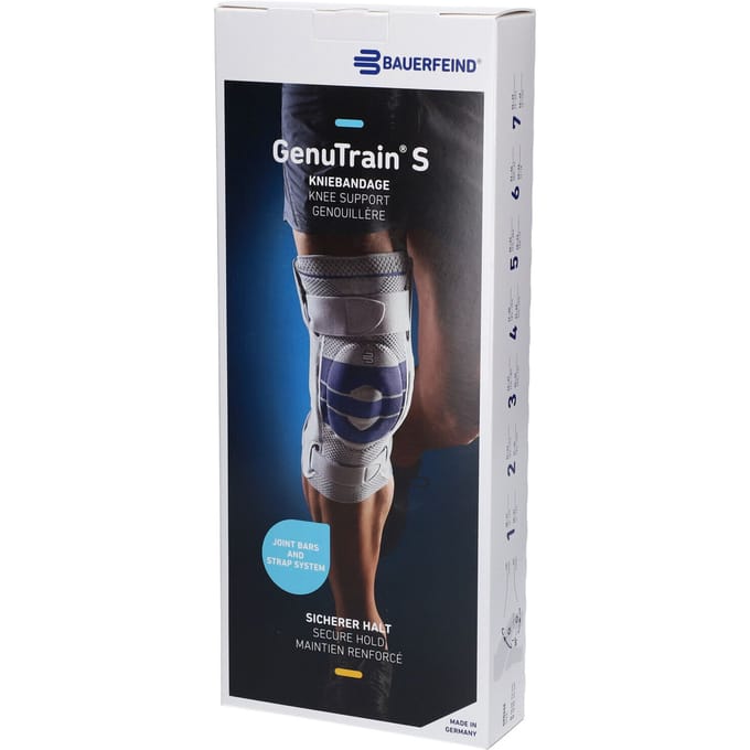 Bauerfeind GenuTrain S Titan Knie Links Maat 3 1 Verband(en)