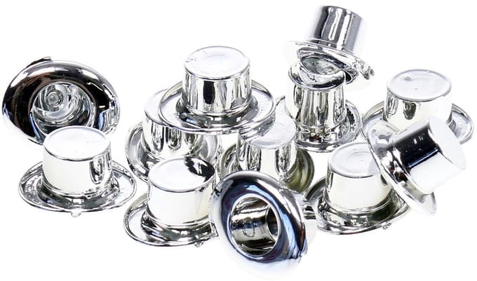 Cilinder mini zilver 12 st, 12 Stück