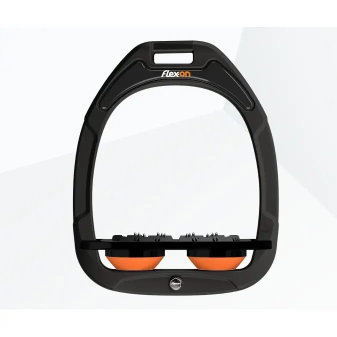 Plat Ultra Grip Zwarte/Zwarte/Oranje Beugels Flex-On Green Composite