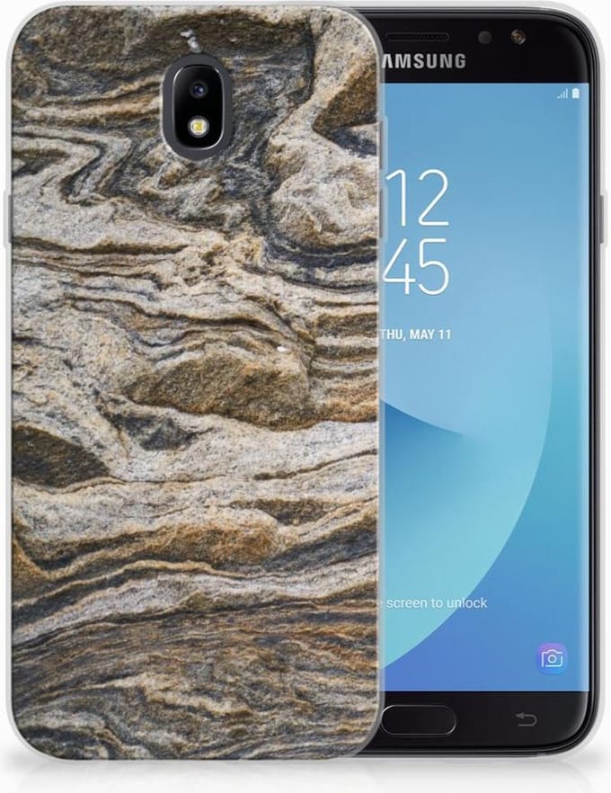 Samsung Galaxy J7 2017 | J7 Pro TPU Siliconen Hoesje Steen