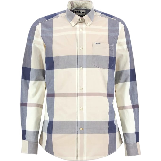 Overhemd Lange Mouw Barbour Harris getailleerd tartan overhemd