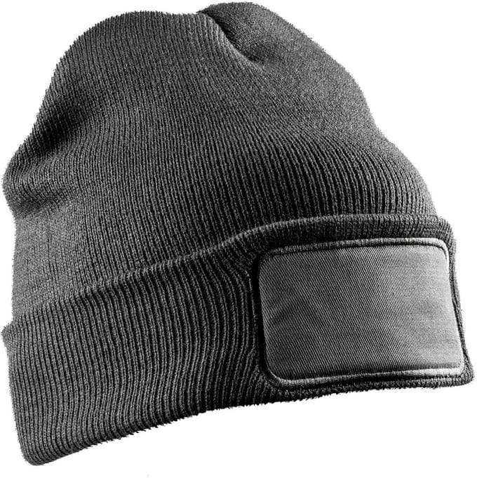 Result Recycled Double Knit Printers Beanie RT927 - grey - One size
