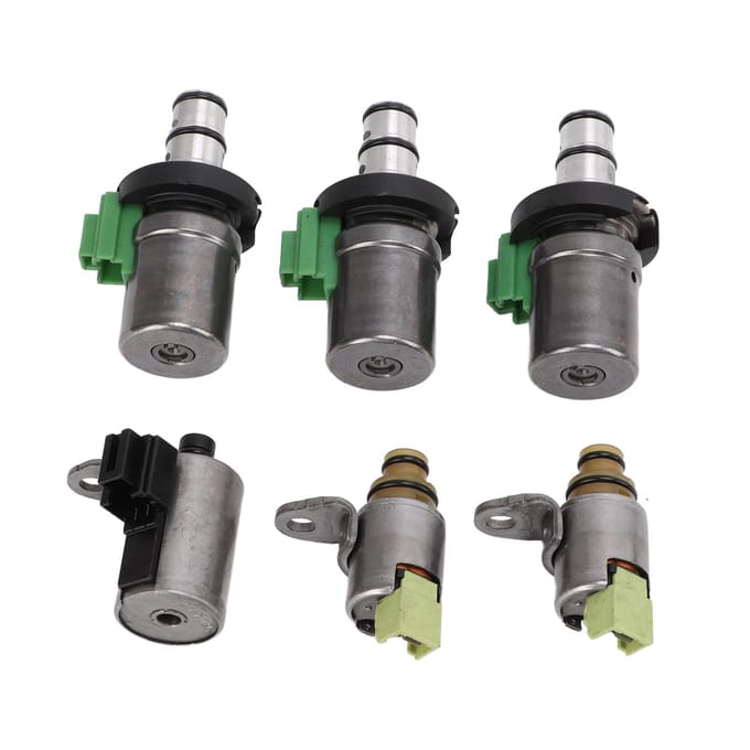 Ensemble de 6 solénoïdes de changement de vitesse de transmission 4F27E Remplacement pour Mazda 2 3 5 6 CX?7 MPV