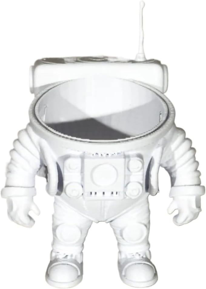 Eierhouder Astronaut - Eierdopjes Houder - Keuken Decoratie - Uniek 3D Design - 6.7 x 7.7 x 10.1 cm