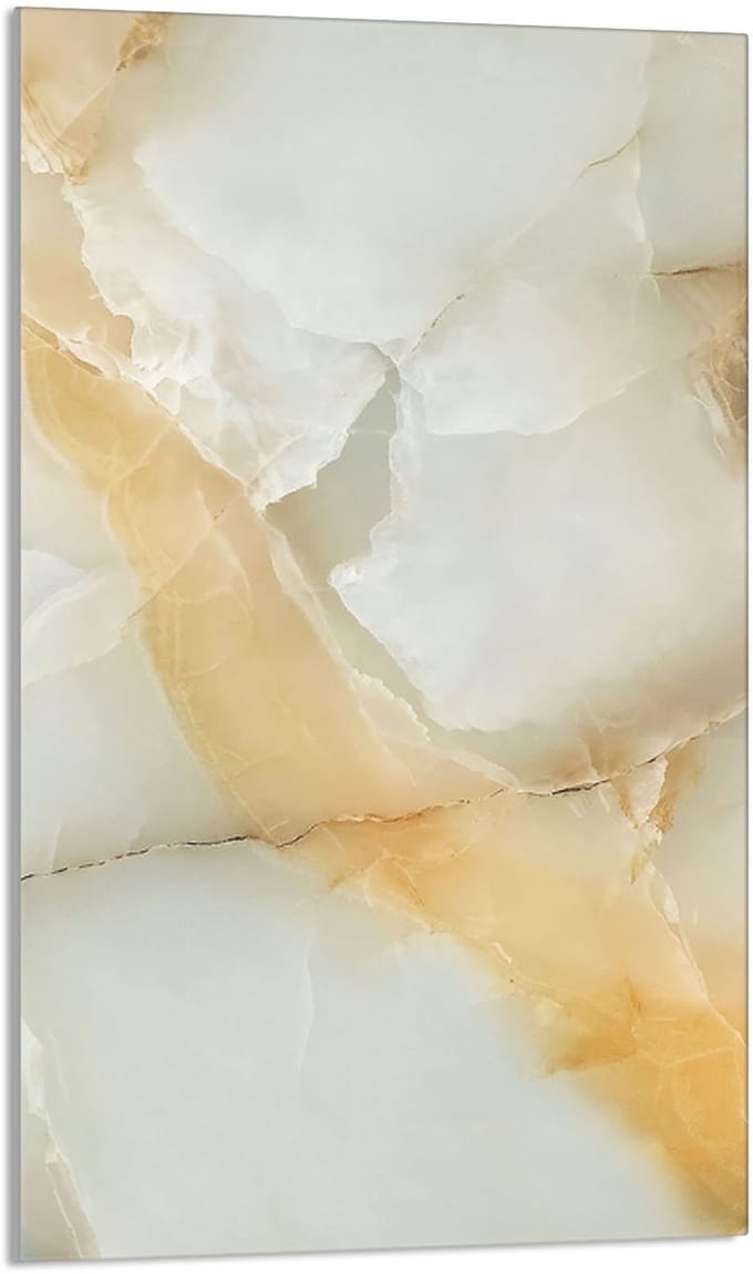 TMK ArtDeko - Snijplank - Glas - 30x52 cm - Marmereffect