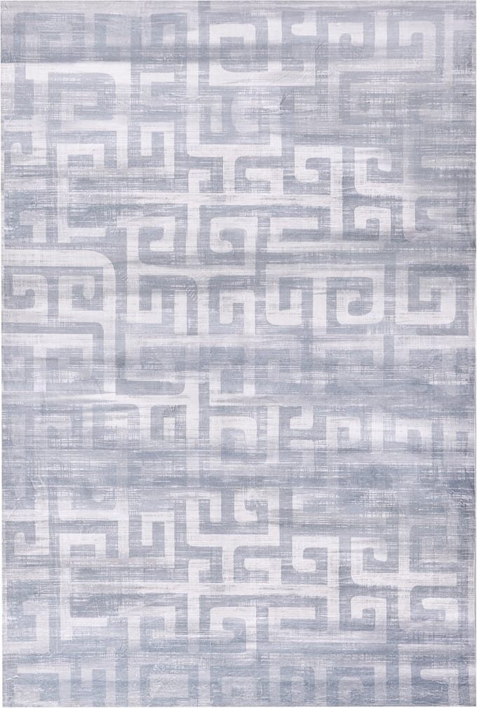 BEYDAG - Loper vloerkleed - Grijs - 200 x 300 cm - Stof