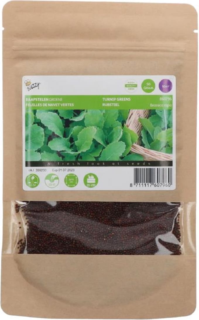 Raapstelen Groene Gewone 50 gram