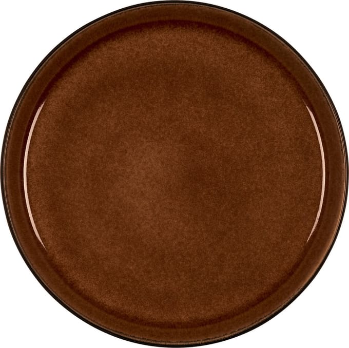 BITZ Gastro Bord Dia. 21 x 2,0 cm Zwart/Amber