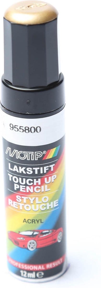Motip 955800 - Auto lakstift - Zilver Metallic - 12 ml