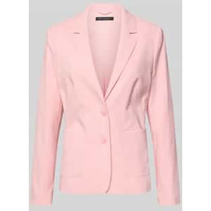 slim fit blazer met reverskraag