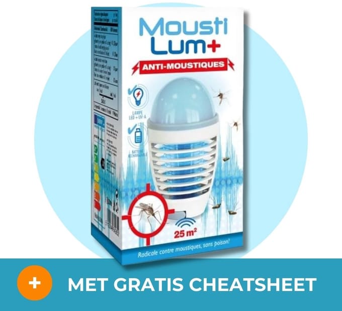 BSI Mousti-Lum+ Lamp & Muggenverdelger - Effectieve Insectenlamp