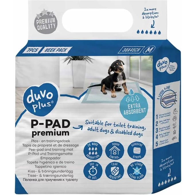 Duvo+ P-Pad premium M - 30x45cm 7 Stuks