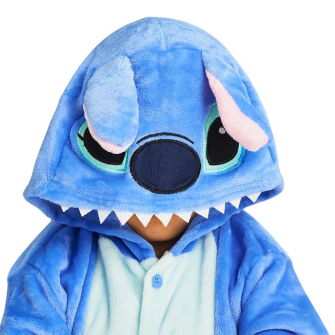 Pyjama Combinaison Kigurumi Costume Déguisement Lilo & Stitch 135-145Cm gray