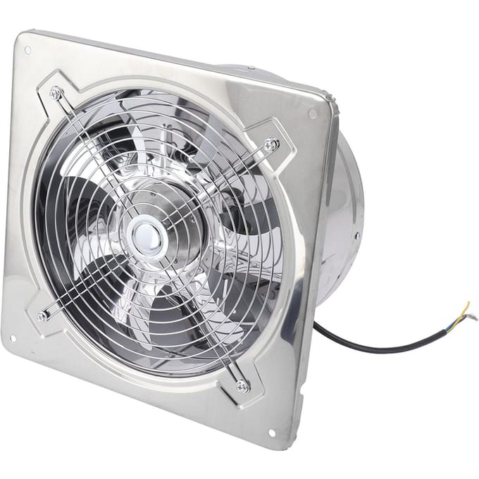 Afzuigventilator Multifunctioneel RVS Keukenventilator voor Keuken Badkamer Magazijn gray