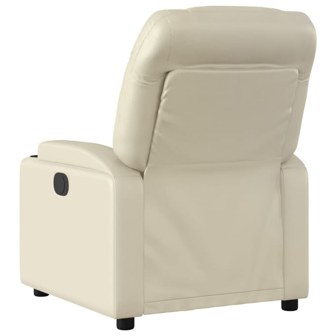 vidaXL - Relaxfauteuil - Crème - Kunstleer