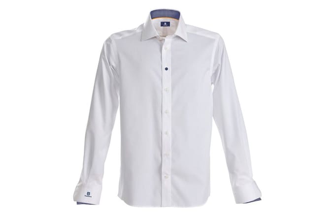 Husqvarna witte blouse man - l