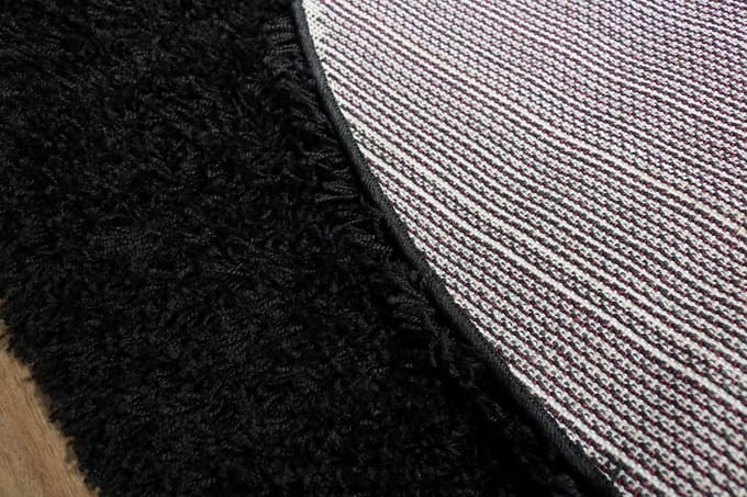 Vloerkleed Shaggy Plus 1074 Black 200cm-Round