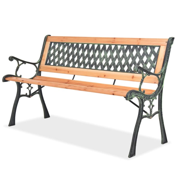 vidaXL - Tuinbank - 122 - cm - hout