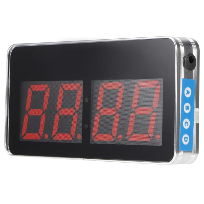 Moderne USB-gevoede Lichtgevende LED Digitale Klok voor Thuis Woonkamer Keuken Kantoor Gebruik DC5V black
