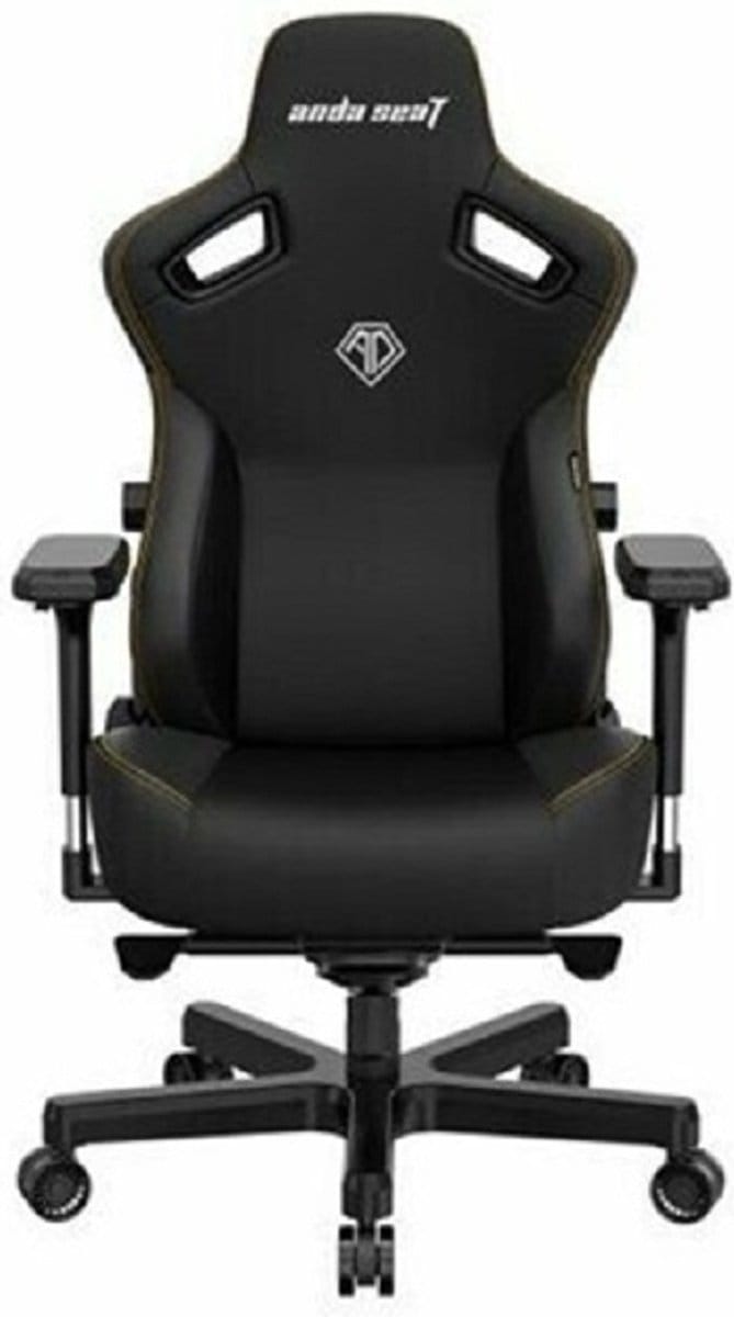 AndaSeat Kaiser 3 - Gamingstoel - L - PVC-Leer - 4D Armleuningen - Magnetisch Hoofdkussen - Zwart