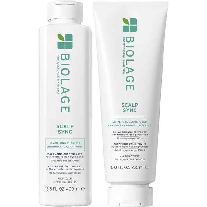 Biolage Scalp Sync Clarifying Shampoo 400ml and Conditioner 236ml Duo