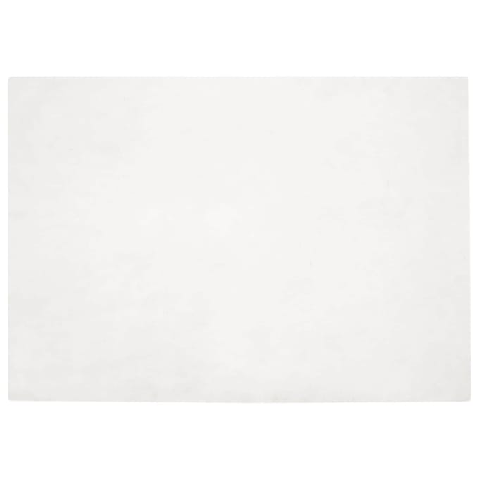 vidaXL - Antislip - vloerkleed - van - imitatie - konijnenbont - OLITE - Wit