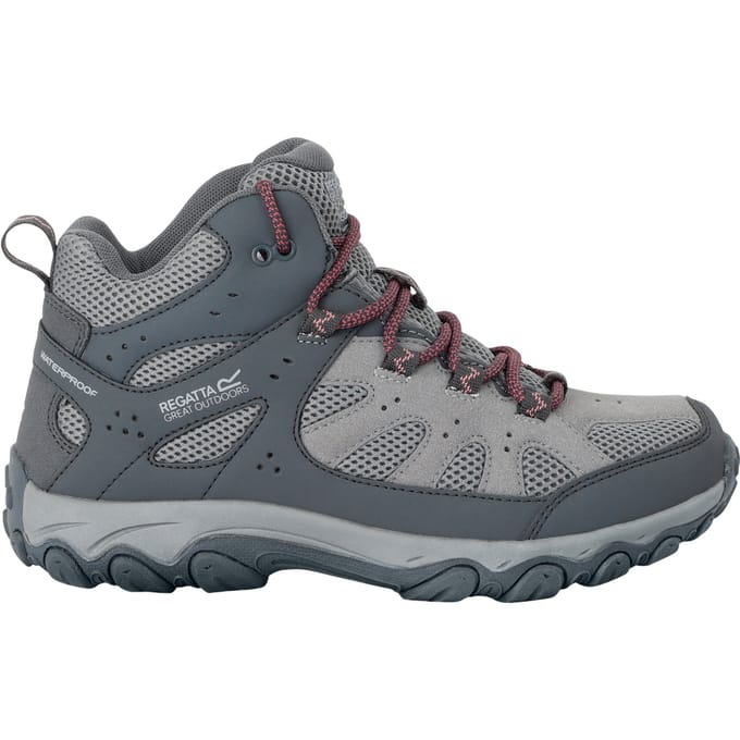 Regatta Dames/Dames Edgepoint IV Mid Cut Wandelschoenen (Donker staal/Dustroos)