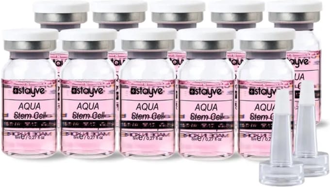 Stayve Aqua Stamcelkweek Ampul / 10x 8ml ampullen met 2 doseerhulpstukken