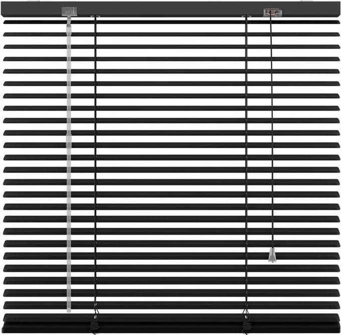 Decosol Jaloezie Horizontaal Aluminium Zwart 25mm 180x180cm