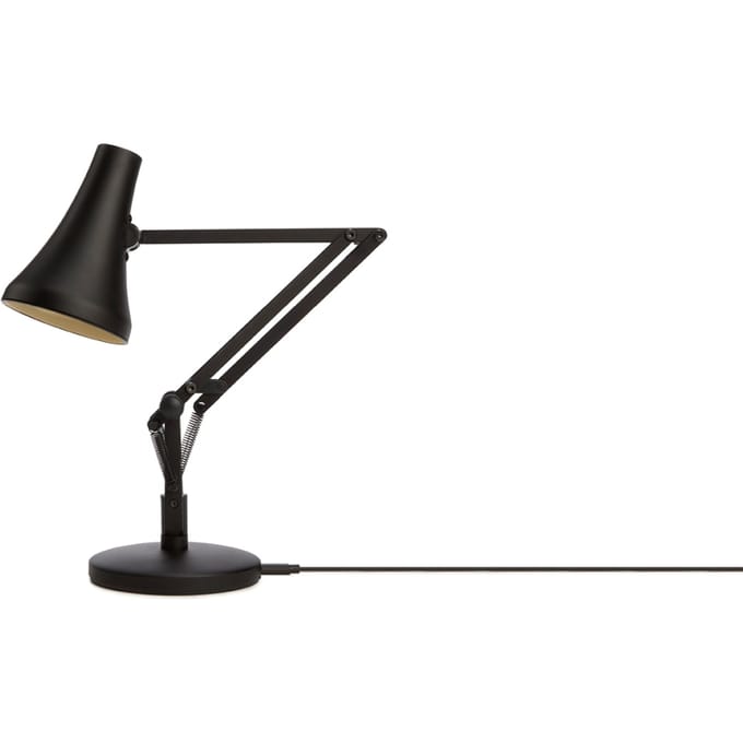 Anglepoise 90 Mini Mini Tafellamp Carbon Zwart & Zwart