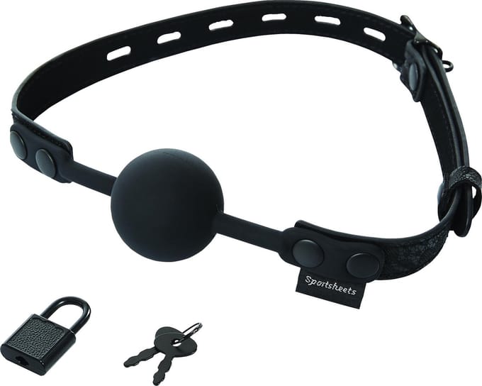 Sportsheets - Sincerely Locking Lace Silicone Ball Gag