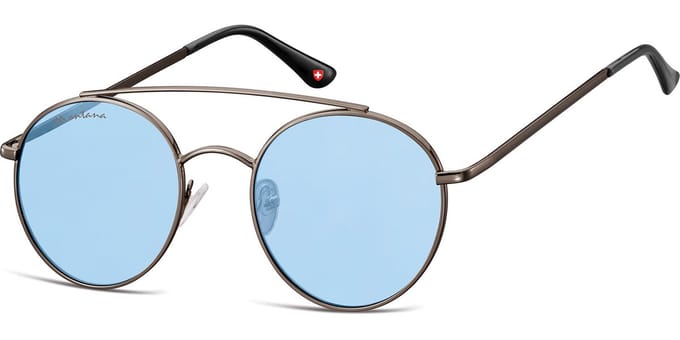 Zonnebril Montana FS84 metaal blauw