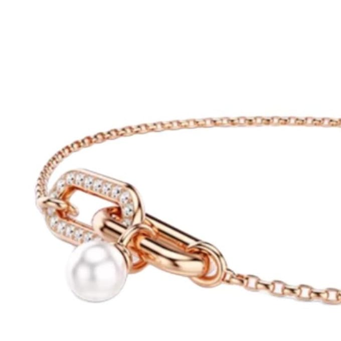 Bracelet Chaîne Constella Perle Swarovski 5728588 Rose Gold|F|Box (Random Color) blue