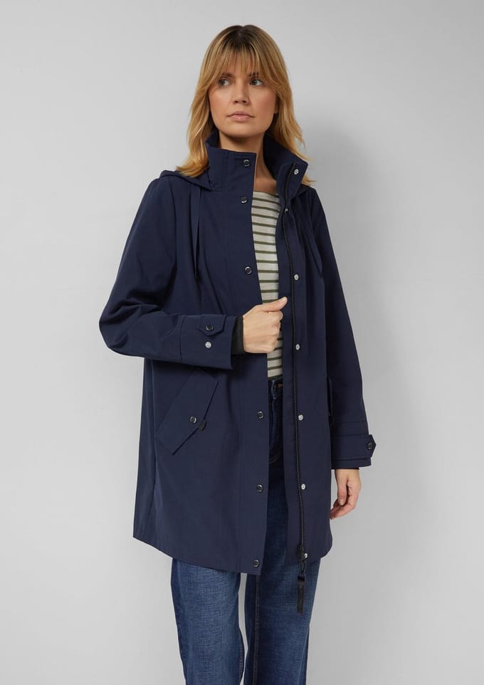 s.Oliver - female - Parka met capuchon en verstelbare taille