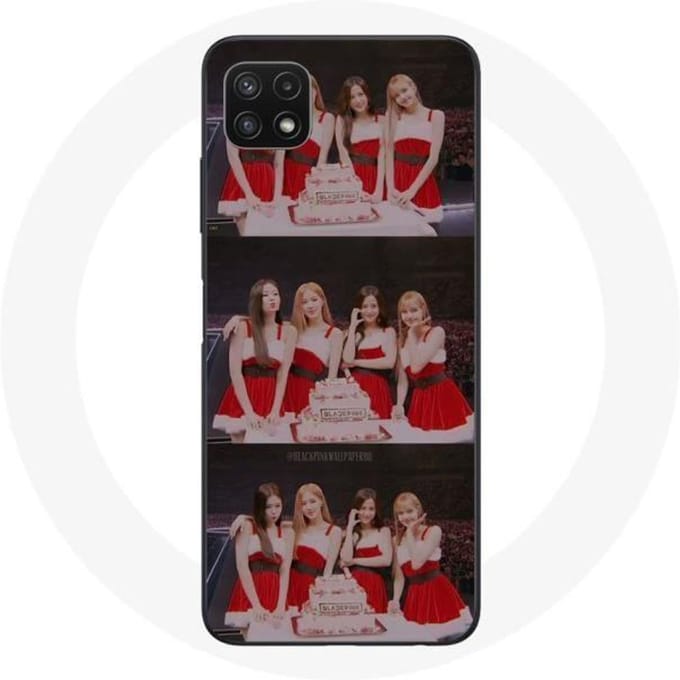Coque pour Samsung Galaxy A22 5G BLACKPINK Cadeau de Noël Chanson Last Christmas