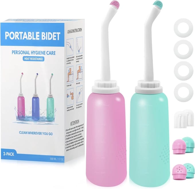 Peri Bottle - Vaginadouche - Anale Douche - Post Partum - Draagbaar Bidet
