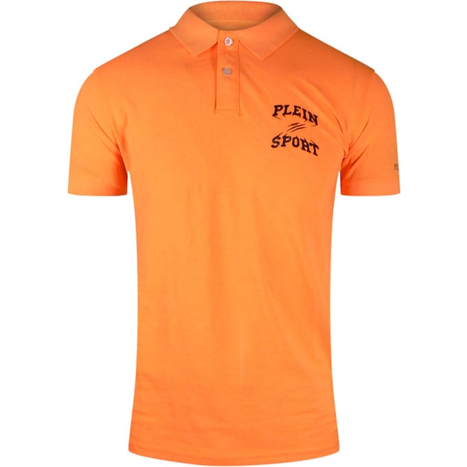 Plein Sport Bold Logo Oranje Poloshirt