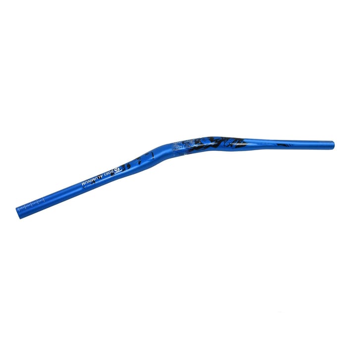 Guidon de vélo extra long en alliage d'aluminium 31,8 x 720 mm pour cyclisme Bleu blue