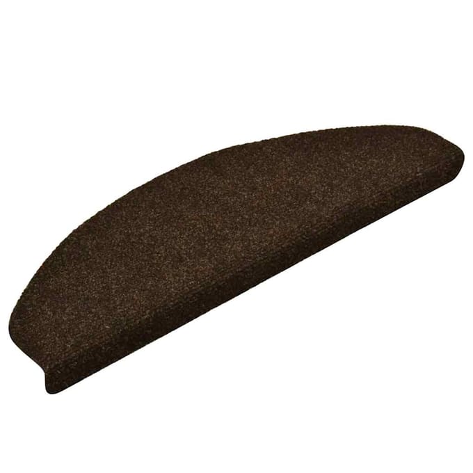 vidaXL - Trapmatten - Zelfklevend - 30 - stuks - 65x21x4 - cm - Bruin - Halfrond - Groot