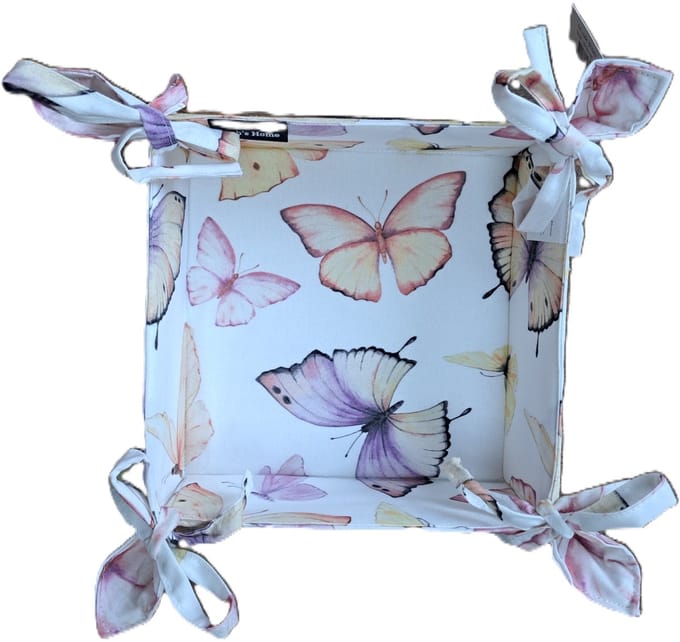 Broodmand - Stoffen mand - Vlinder - Breadbasket