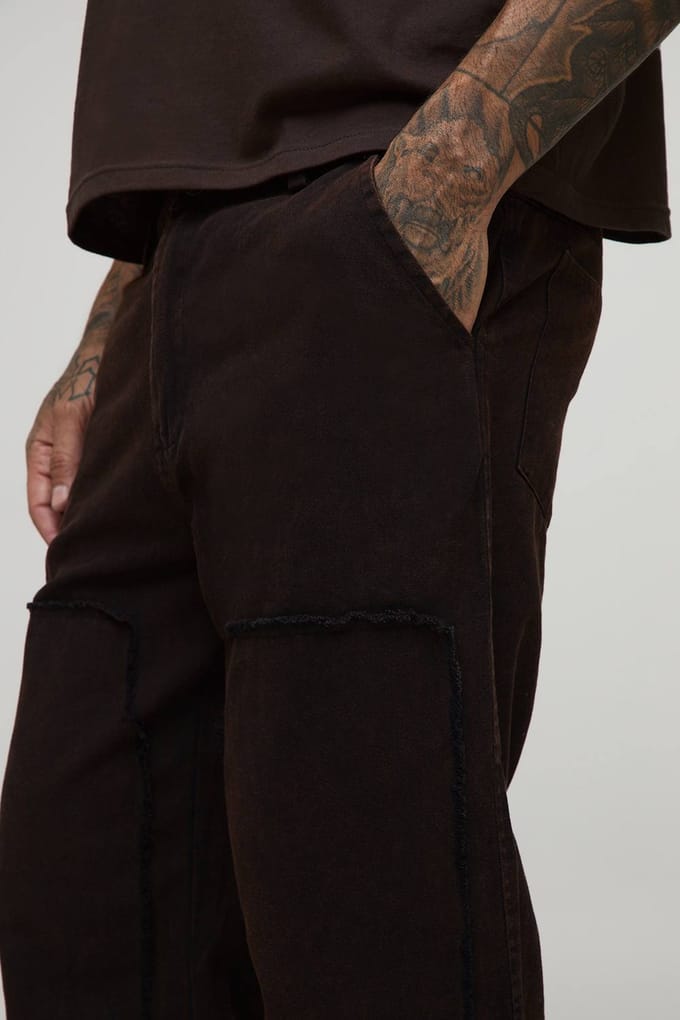 Lang Bleekwas Ontspannen Pasvorm Timmermansbroek | Black | Size 32