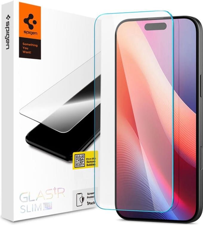 Spigen Glas.tR Slim HD Apple iPhone 16 Pro Screen Protector Tempered Glass